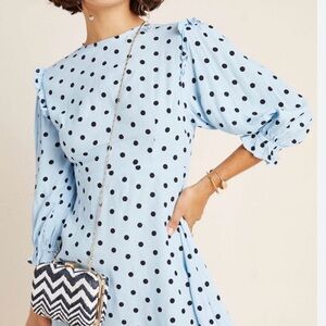 Polka Dot Blue Dress FAITHFULL THE BRAND
EDWINA MINI DRESS